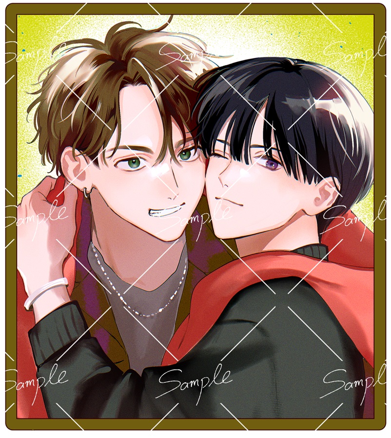 【同人グッズ】『ひねくれ小野寺くんの不器用な恋』直筆サイン入りクリアミニ色紙