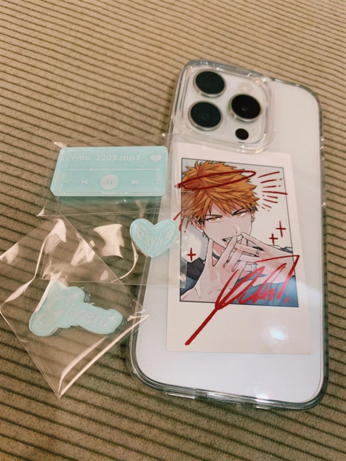 【同人グッズ】ギヴンアクリルステッカー天使と悪魔Ver.