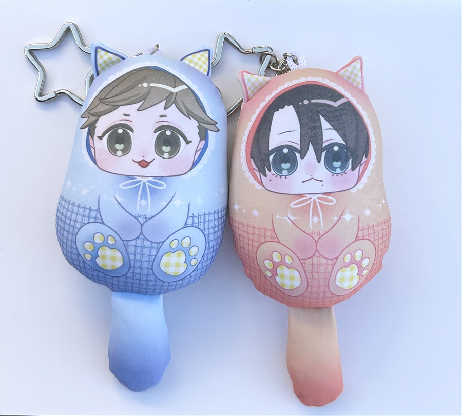 【同人グッズ】ゆうなつ猫ちゃんマスコットｓｅｔ