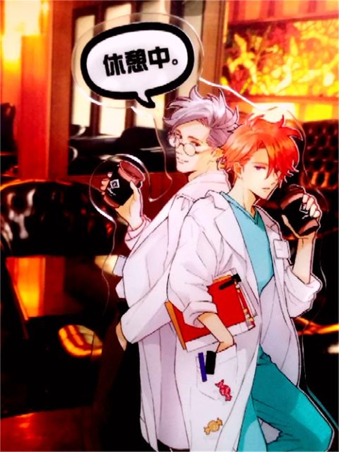 【同人グッズ】「開原博士と鳴子くん」フレーム付きアクリルスタンド