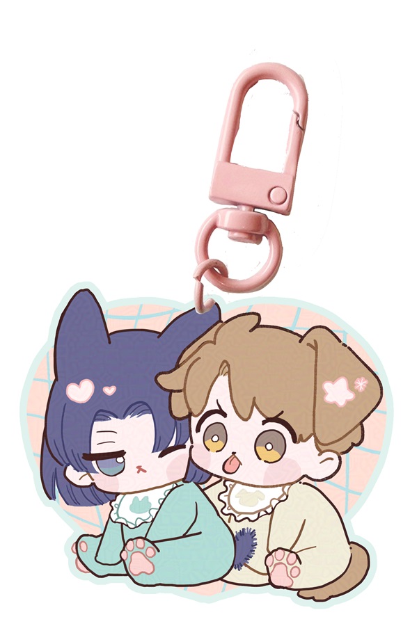 【同人グッズ】コワモテの隣人が××だった時の対処法　アクリルキーホルダー