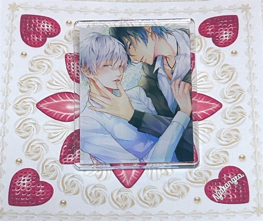 【同人グッズ】異世界転生 ～生きるために中出しされよ～　アクリルバッジ　表紙ver