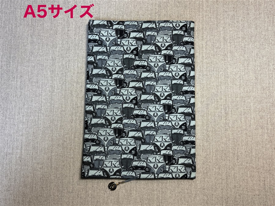 【同人グッズ】布製ブックカバー Ａ５サイズ「レトロカー」