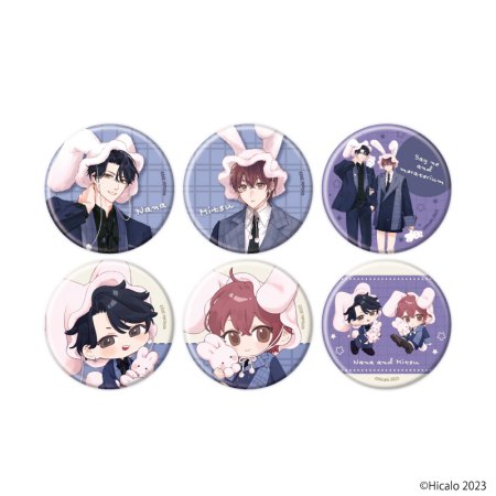 缶バッジ「嫌だと言ってモラトリアム」02/ブラインド(全6種)(描き下ろしイラスト)