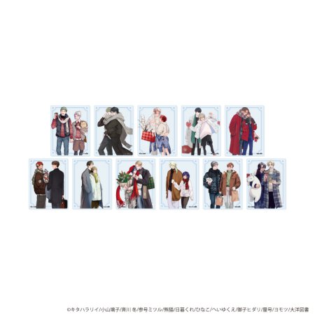 アクリルカード「iHZ［アイハーツ］創刊100号記念フェア」01/ブラインド(全11種)(描き下ろしイラスト)