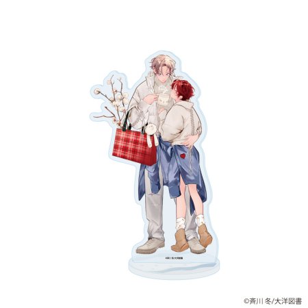 アクリルスタンド「iHZ［アイハーツ］創刊100号記念フェア」03/「今夜ベッドで待っていろ」斉川冬先生(描き下ろしイラスト)