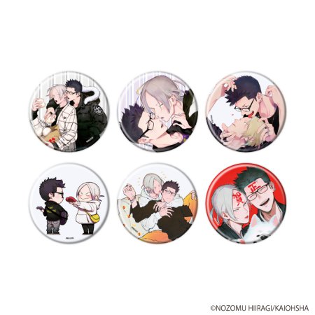 缶バッジ「オオカミくんは襲われたい」01/ブラインド(全6種)(公式&描き下ろしイラスト)