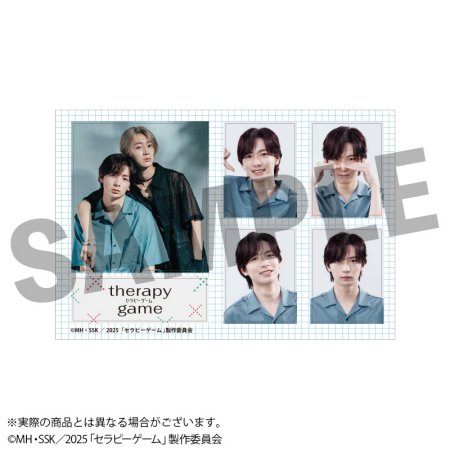 セラピーゲーム 証明写真風ステッカー 生嶋静真