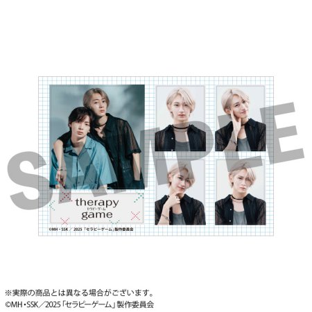 セラピーゲーム 証明写真風ステッカー 三兎湊