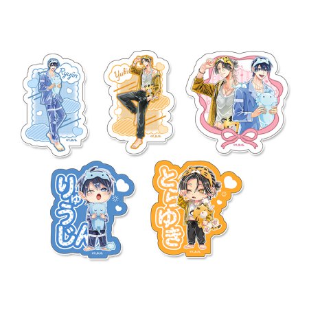 しゅきしゅきMAXハート　山野でこ先生 描き下ろし ステッカーセット パジャマver.