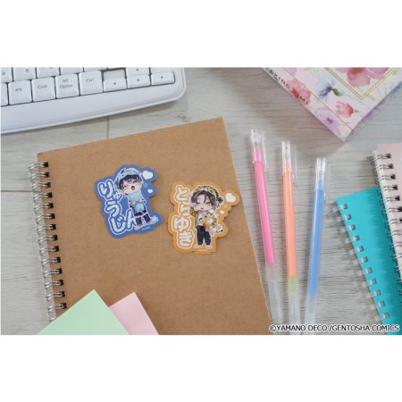 しゅきしゅきMAXハート　山野でこ先生 描き下ろし ステッカーセット パジャマver.