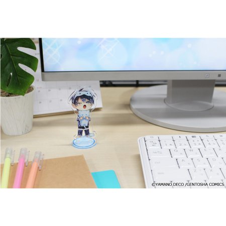 しゅきしゅきMAXハート　山野でこ先生 描き下ろし ちびキャラアクリルスタンド【水走 龍仁】パジャマver.