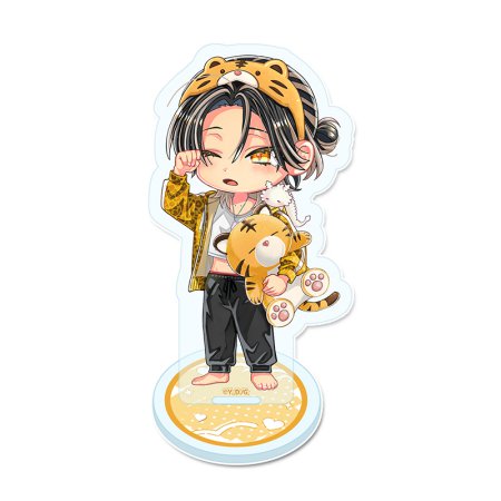 しゅきしゅきMAXハート　山野でこ先生 描き下ろし ちびキャラアクリルスタンド【菖蒲 虎幸】パジャマver.