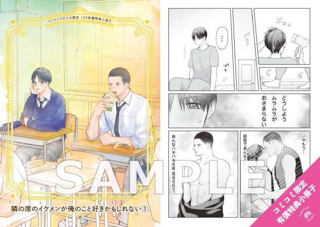 隣の席のイケメンが俺のこと好きかもしれない（1）【有償特典・小冊子】【「花音コミックスアオハルフェア」対象商品】
