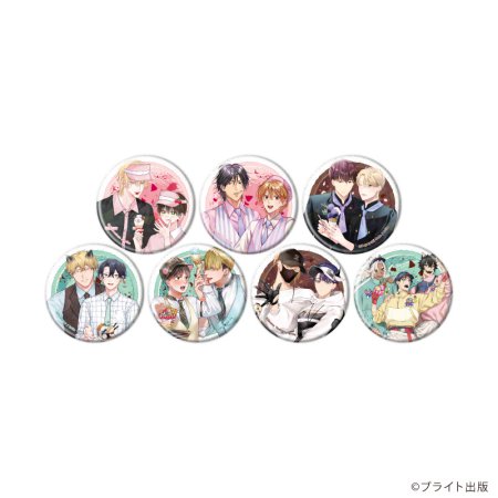 ホログラム缶バッジ(57mm)「Tulle Ice Cream Factory -7th Anniversary-」01/ブラインド(全7種)(描き下ろしイラスト)