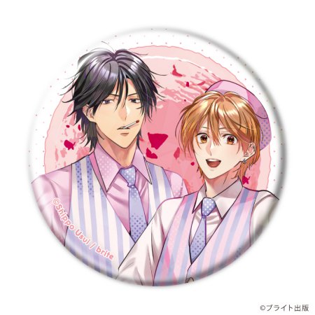 ホログラム缶バッジ(57mm)「Tulle Ice Cream Factory -7th Anniversary-」01/ブラインド(全7種)(描き下ろしイラスト)