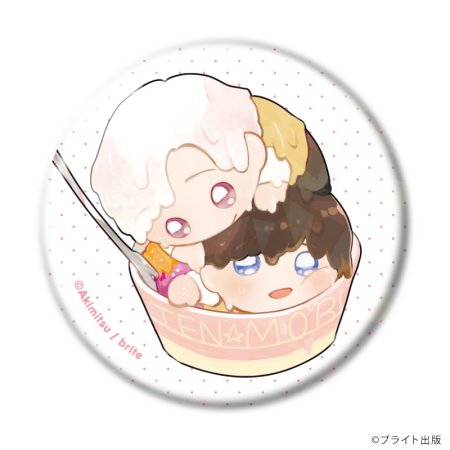 ホログラム缶バッジ(57mm)「Tulle Ice Cream Factory -7th Anniversary-」02/ブラインド(全7種)(描き下ろしイラスト)
