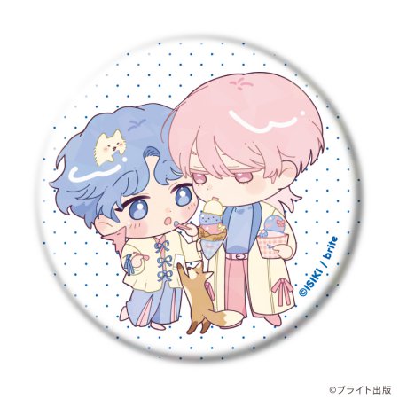 ホログラム缶バッジ(57mm)「Tulle Ice Cream Factory -7th Anniversary-」02/ブラインド(全7種)(描き下ろしイラスト)