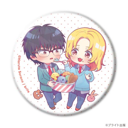 ホログラム缶バッジ(57mm)「Tulle Ice Cream Factory -7th Anniversary-」02/ブラインド(全7種)(描き下ろしイラスト)
