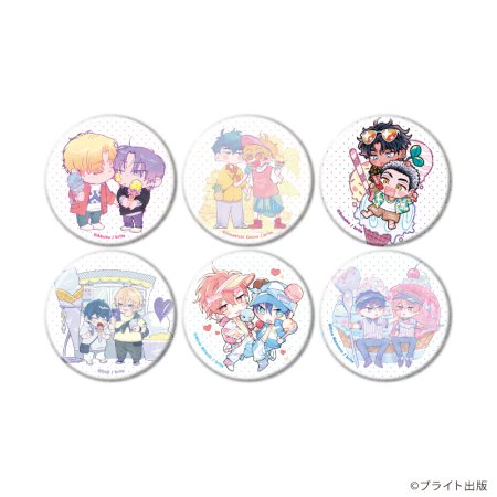 ホログラム缶バッジ(57mm)「Tulle Ice Cream Factory -7th Anniversary-」03/ブラインド(全6種)(描き下ろしイラスト)
