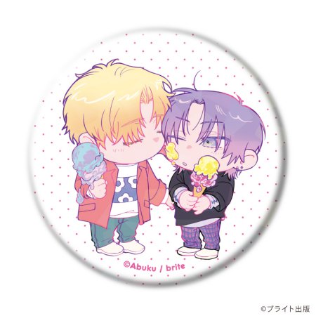 ホログラム缶バッジ(57mm)「Tulle Ice Cream Factory -7th Anniversary-」03/ブラインド(全6種)(描き下ろしイラスト)