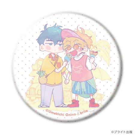 ホログラム缶バッジ(57mm)「Tulle Ice Cream Factory -7th Anniversary-」03/ブラインド(全6種)(描き下ろしイラスト)