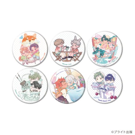 ホログラム缶バッジ(57mm)「Tulle Ice Cream Factory -7th Anniversary-」04/ブラインド(全6種)(描き下ろしイラスト)