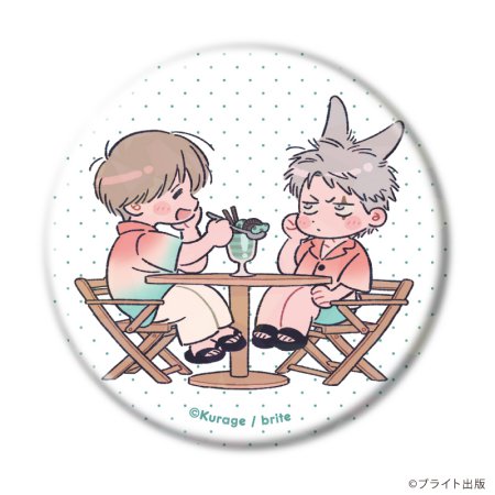 ホログラム缶バッジ(57mm)「Tulle Ice Cream Factory -7th Anniversary-」04/コンプリートセット(全6種)(描き下ろしイラスト)