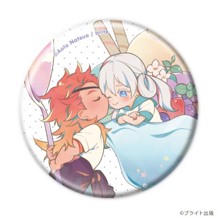 ホログラム缶バッジ(57mm)「Tulle Ice Cream Factory -7th Anniversary-」04/コンプリートセット(全6種)(描き下ろしイラスト)