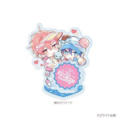 アクリルスタンドプレート「Tulle Ice Cream Factory -7th Anniversary-」16/三月未来先生(描き下ろしイラスト)
