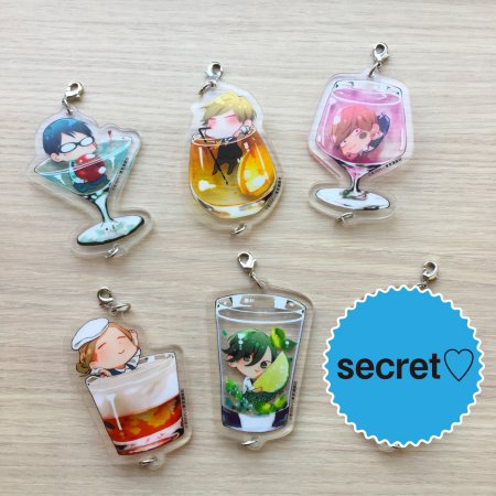 トレーディングアクリルチャーム（カクテル）(全6種・ブラインド）