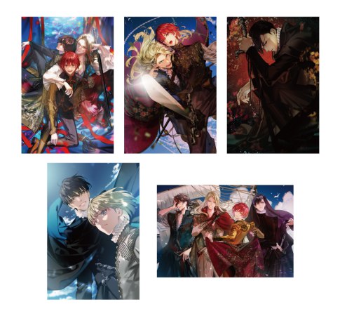 創刊30周年記念「Charaレーベル展」　ポストカードセット　「FLESH&BLOOD」