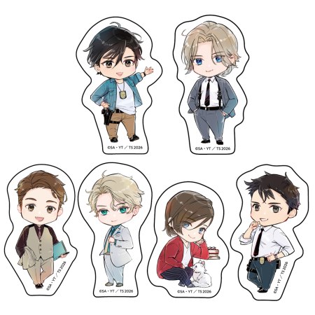 創刊30周年記念「Charaレーベル展」　ステッカーセット　「DEADLOCK」