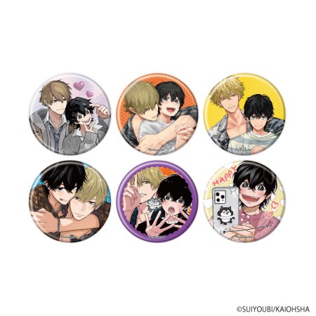 缶バッジ「命懸けダミーロマンス」01/ブラインド(全6種)(公式&描き下ろしイラスト)