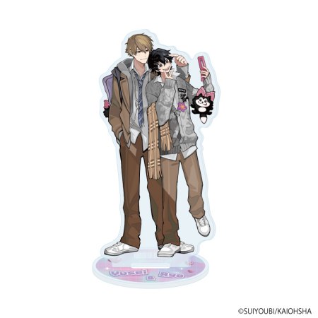 アクリルスタンド「命懸けダミーロマンス」01/三好 夕星&朝井出 亮(描き下ろしイラスト)