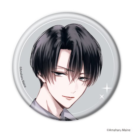 缶バッジ「イケないエリートΩは淫らにとろける」01/ブラインド(全5種)(公式&描き下ろしイラスト)