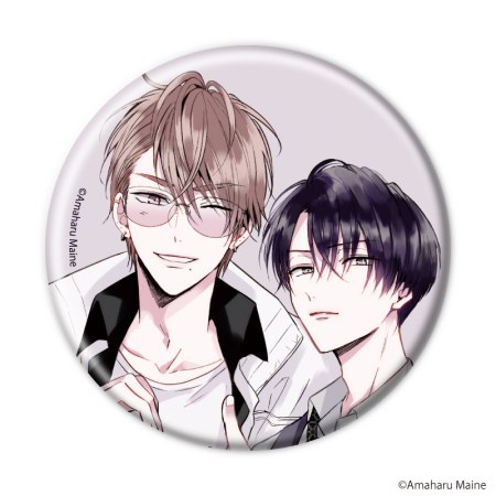 缶バッジ「イケないエリートΩは淫らにとろける」01/ブラインド(全5種)(公式&描き下ろしイラスト)