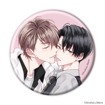 缶バッジ「イケないエリートΩは淫らにとろける」01/ブラインド(全5種)(公式&描き下ろしイラスト)