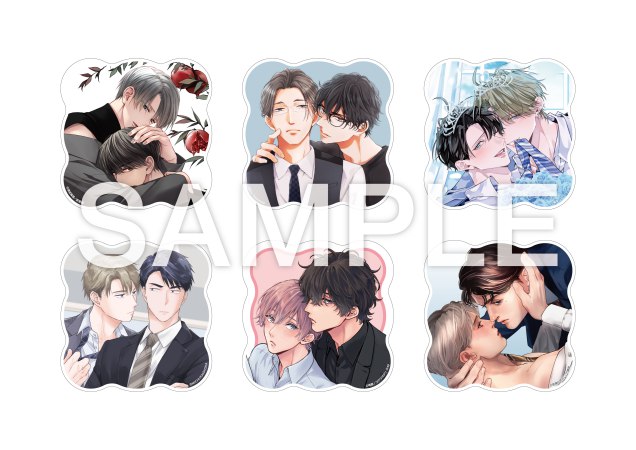 トレーディングアクリルコースター＜A＞【「纏う！脱がす！乱れる！　極上スーツBL」フェアグッズ】（全6種）