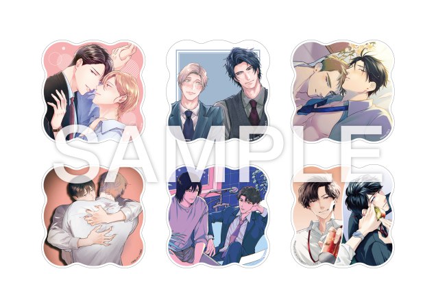 トレーディングアクリルコースター＜B＞【「纏う！脱がす！乱れる！　極上スーツBL」フェアグッズ】（全6種）