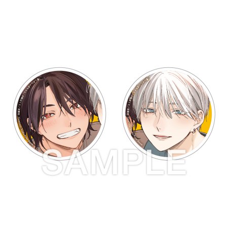 転はくと先生「愛しのしっぽちゃん」アクリルミニアートメダル（2個セット）