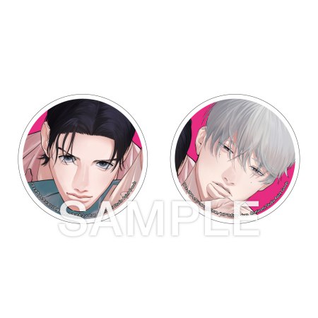 ゆいつ先生「フェイクフィクション」アクリルミニアートメダル（2個セット）