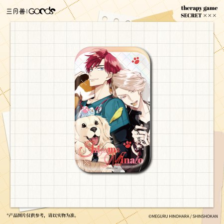 	「セラピーゲーム」TrueShotシリーズ　スクエア缶バッジ　A	