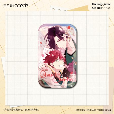 	「シークレット&times;&times;&times;」TrueShotシリーズ スクエア缶バッジ　C	