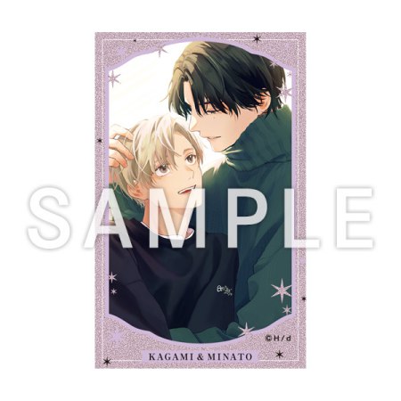 グリッターカードドアロマ【2】【Hiカロリー「愛の温度でとかしたい」発売記念サイン会オリジナルグッズ】