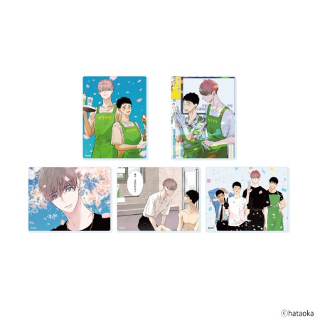 アクリルカード「バイトの宮川君は店長が好き」01/ブラインド(全5種)(公式&描き下ろしイラスト)