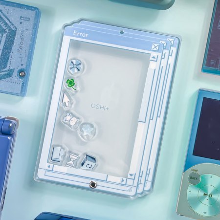アクリルフレーム09/PCウィンドウ ブルー