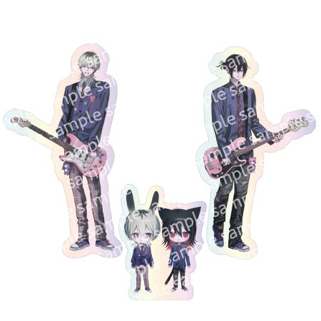 オーロラステッカーセット　PINK/NAVY TRAD. CLUB ver.　666DOPES