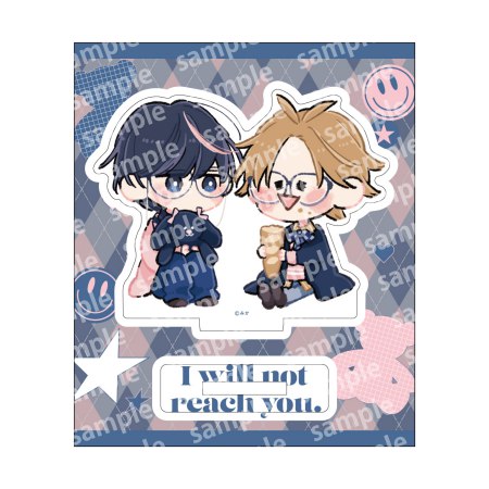 アクリルスタンド　デフォルメ　PINK/NAVY TRAD. CLUB ver.　君には届かない。