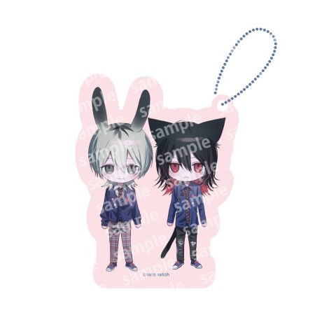 アクリルブロックチャーム　PINK/NAVY TRAD. CLUB ver.　666DOPES